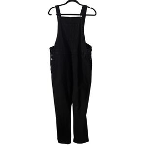 NWT WALLFLOWER Black Denim Bib Overalls Women’s Size XL